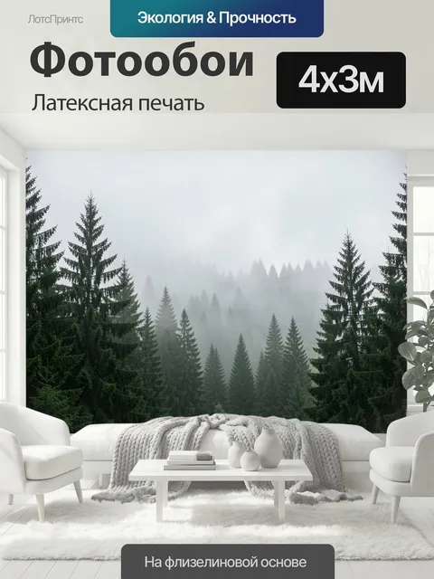 400 × 300 см · Латексная печать