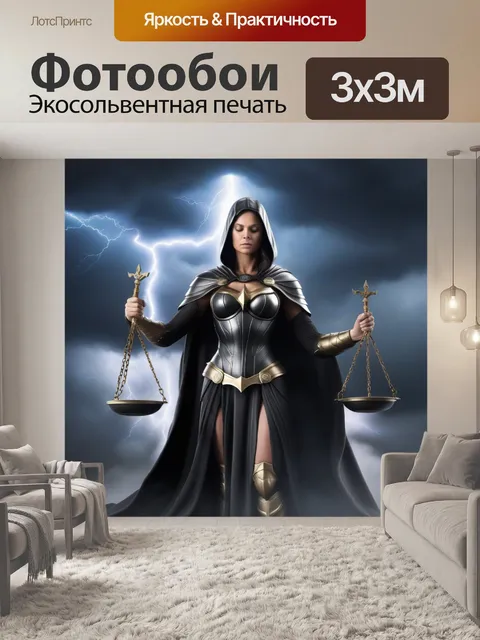 Фотообои Фемида, темида, весы, доспех правосудие богиня