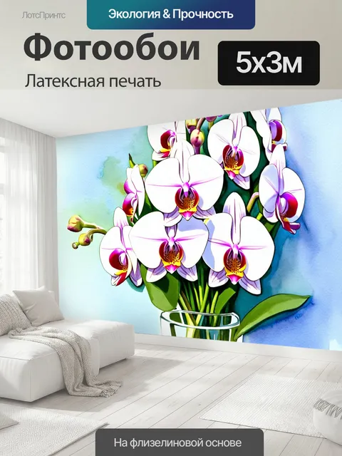 500 × 300 см · Латексная печать