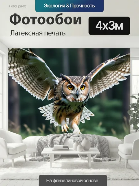400 × 300 см · Латексная печать
