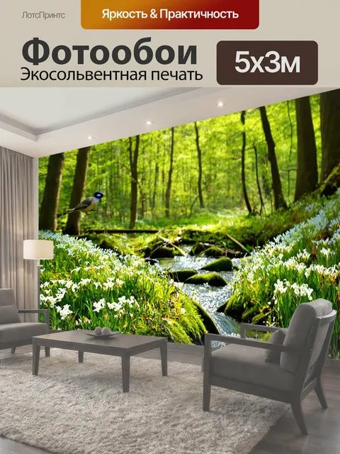 500 × 300 см · Экосольвентная печать