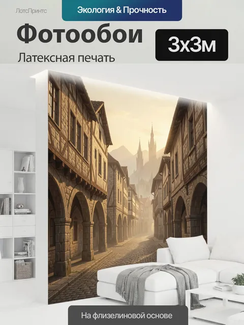 300 × 300 см · Латексная печать