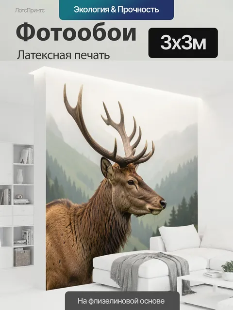 300 × 300 см · Латексная печать