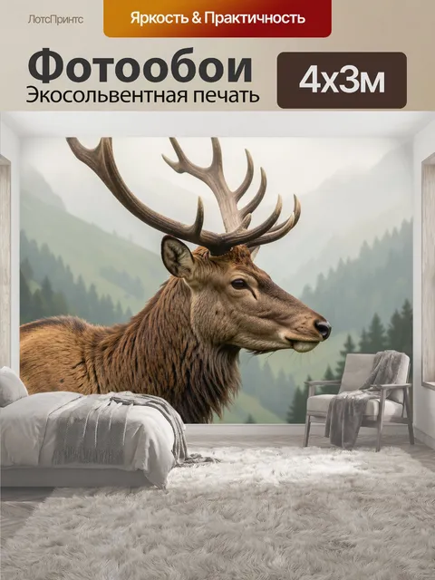 400 × 300 см · Экосольвентная печать