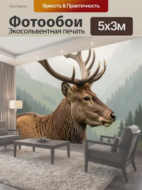 500 × 300 см · Экосольвентная печать