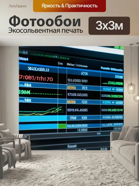 Фотообои Торговля на фондовом рынке