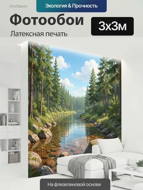 300 × 300 см · Латексная печать