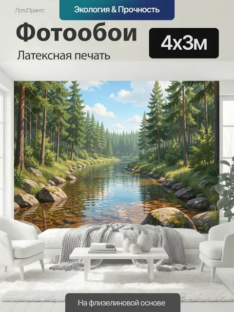 400 × 300 см · Латексная печать