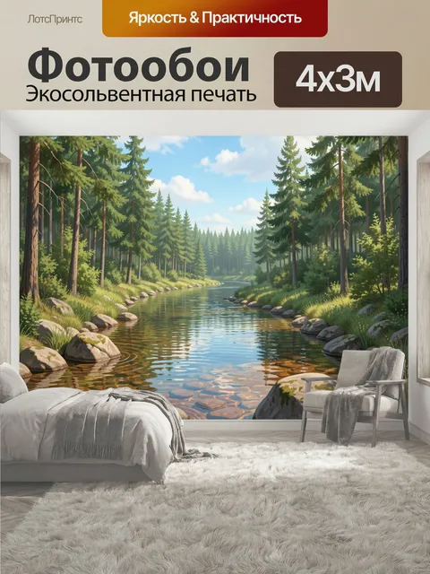 400 × 300 см · Экосольвентная печать