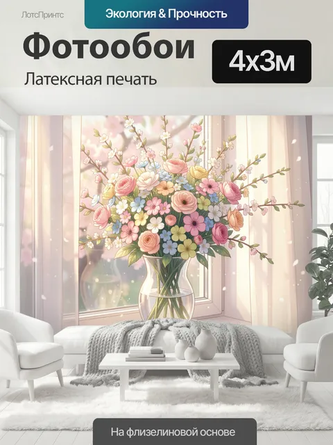 400 × 300 см · Латексная печать