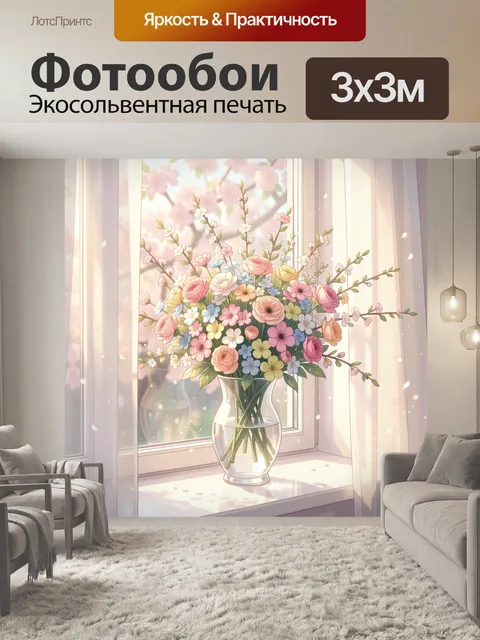 300 × 300 см · Экосольвентная печать