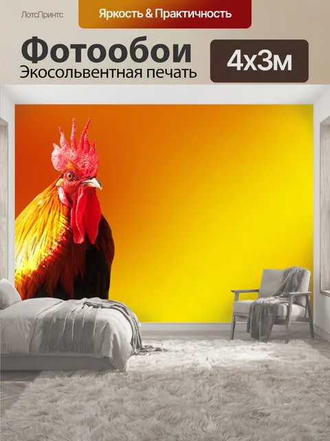400 × 300 см · Экосольвентная печать