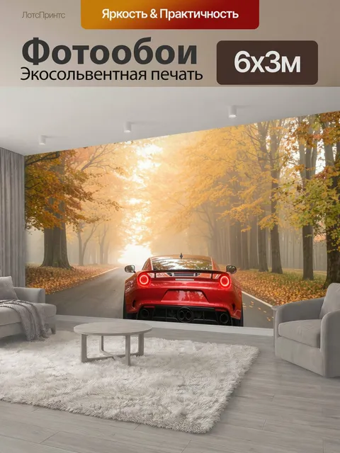 600 × 300 см · Экосольвентная печать