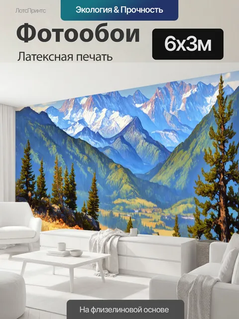 600 × 300 см · Латексная печать