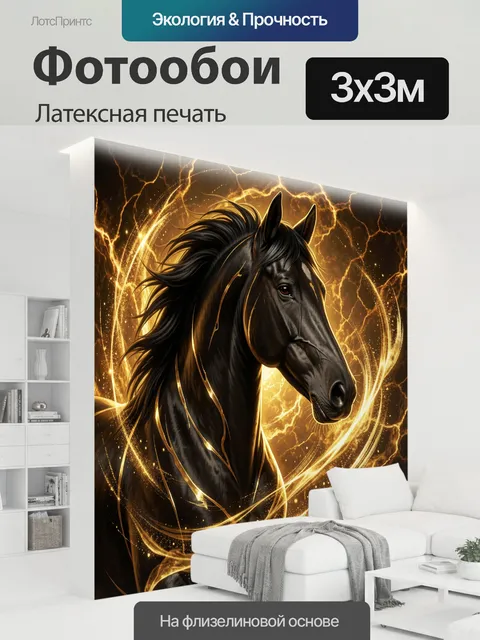300 × 300 см · Латексная печать