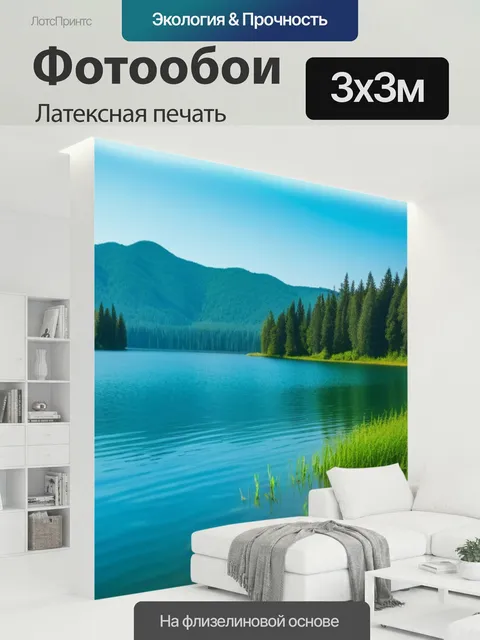 300 × 300 см · Латексная печать