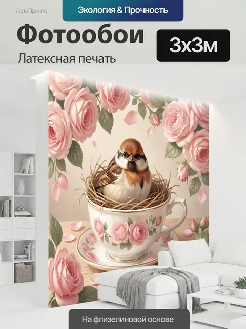 300 × 300 см · Латексная печать