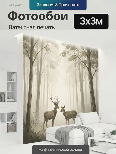 300 × 300 см · Латексная печать