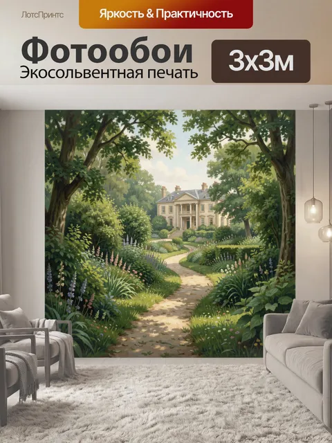 300 × 300 см · Экосольвентная печать