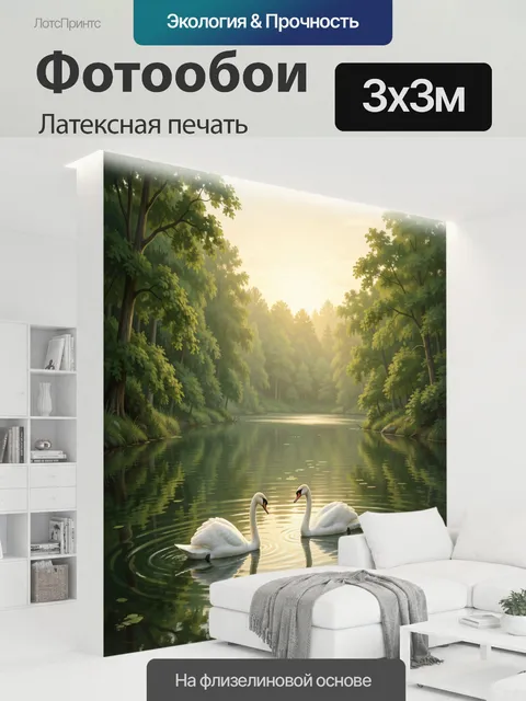 300 × 300 см · Латексная печать