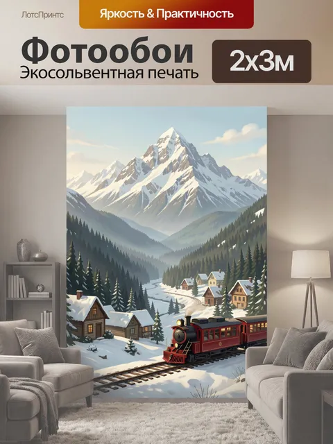 200 × 300 см · Экосольвентная печать