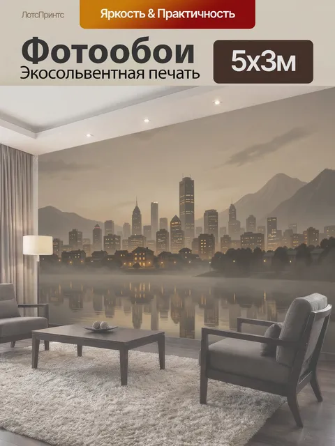 500 × 300 см · Экосольвентная печать