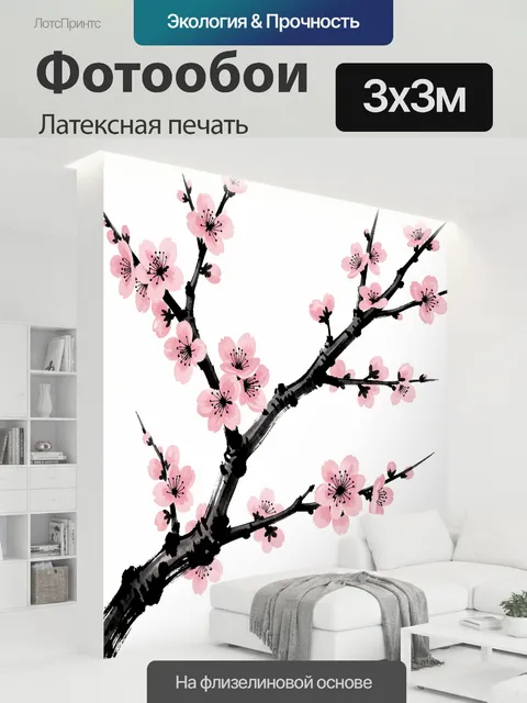 300 × 300 см · Латексная печать