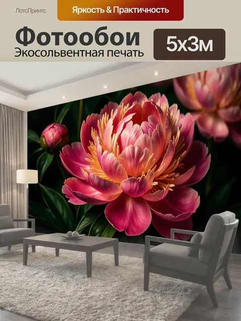 500 × 300 см · Экосольвентная печать