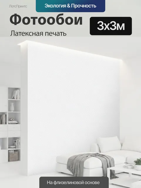 300 × 300 см · Латексная печать