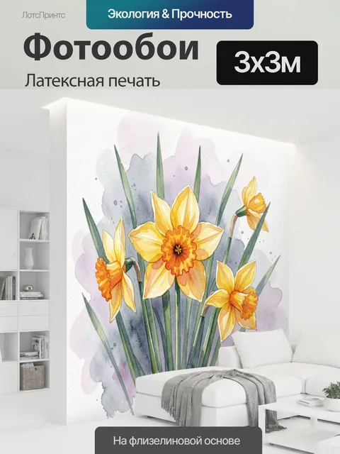 300 × 300 см · Латексная печать