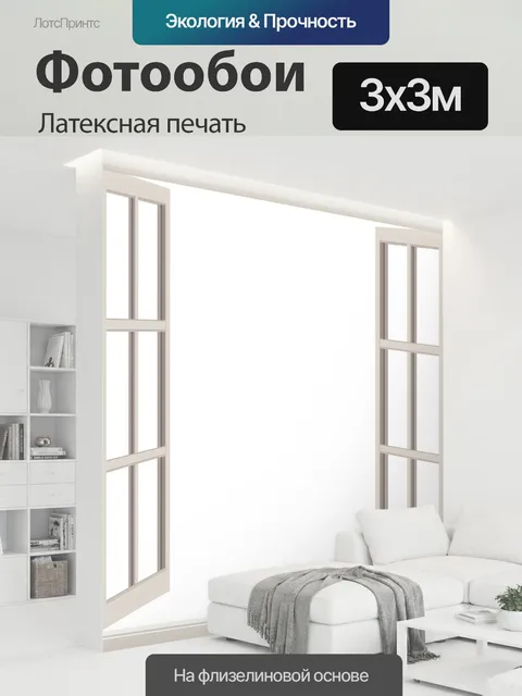 300 × 300 см · Латексная печать