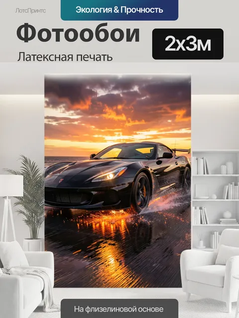 200 × 300 см · Латексная печать