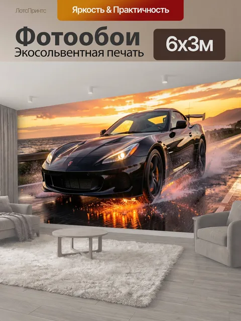 600 × 300 см · Экосольвентная печать