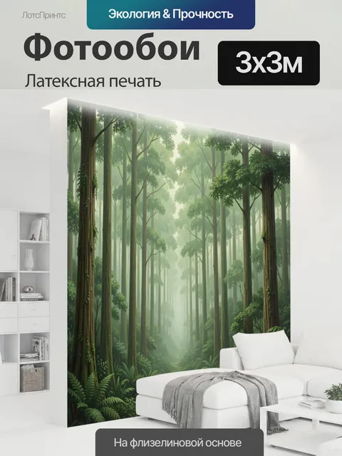300 × 300 см · Латексная печать
