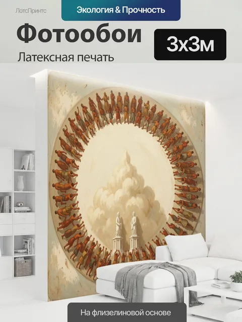 300 × 300 см · Латексная печать