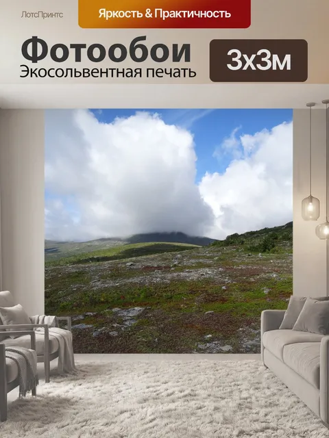 Фотообои Перевал дятлова, курумник, дорога