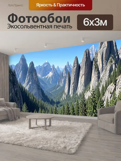 600 × 300 см · Экосольвентная печать
