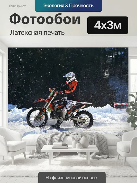 400 × 300 см · Латексная печать