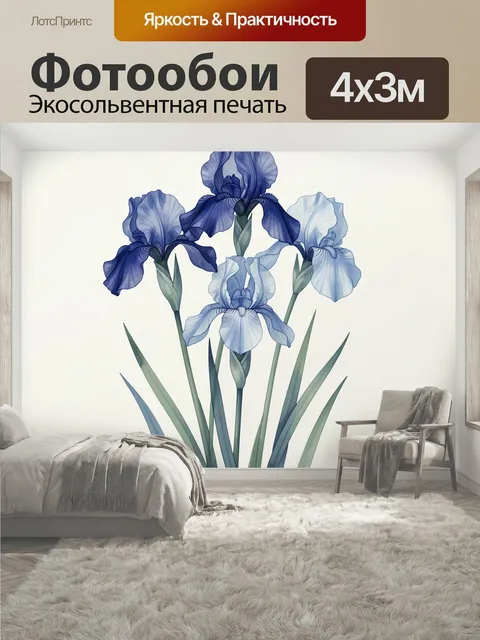 400 × 300 см · Экосольвентная печать