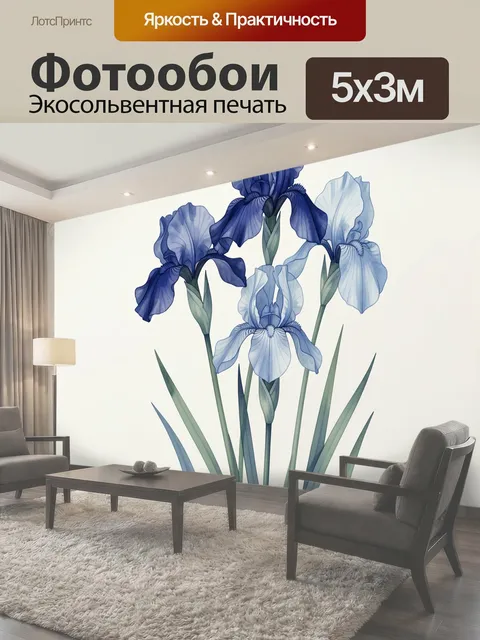 500 × 300 см · Экосольвентная печать