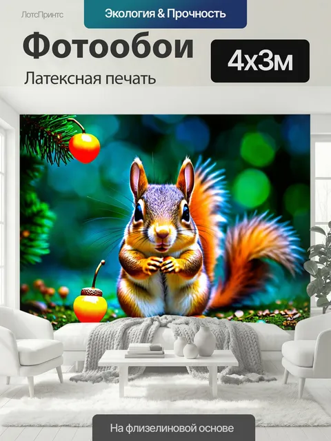 400 × 300 см · Латексная печать