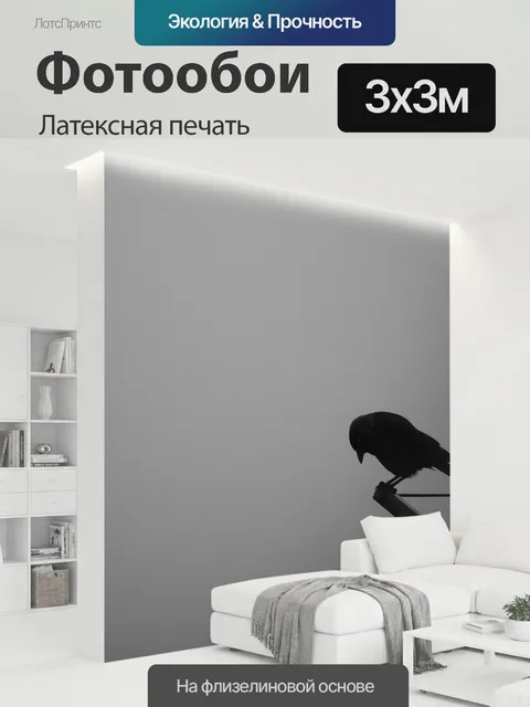 300 × 300 см · Латексная печать
