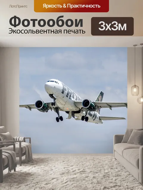 Фотообои Самолет, технология, полет