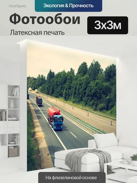 300 × 300 см · Латексная печать