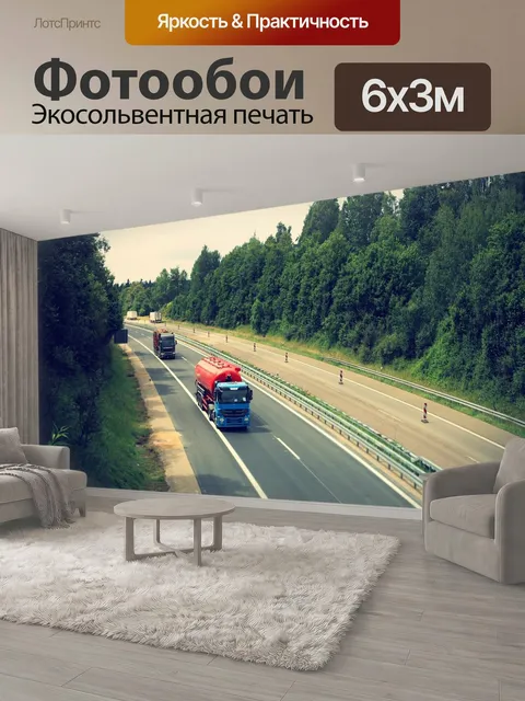 600 × 300 см · Экосольвентная печать