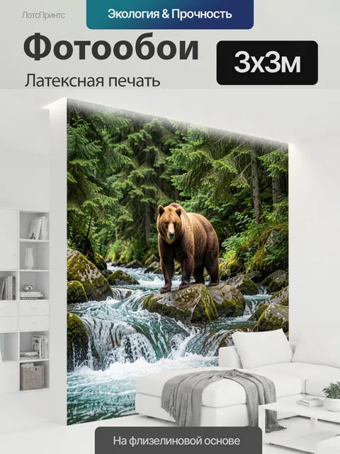 300 × 300 см · Латексная печать