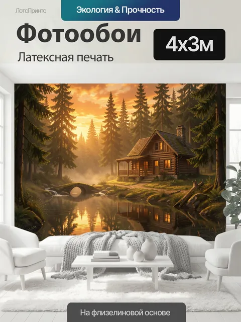 400 × 300 см · Латексная печать