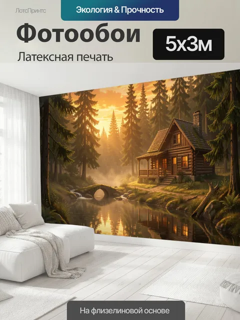 500 × 300 см · Латексная печать
