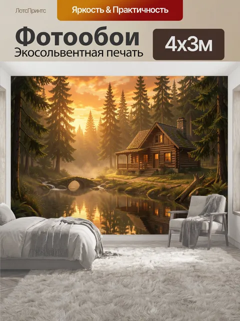 400 × 300 см · Экосольвентная печать