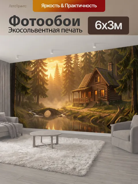 600 × 300 см · Экосольвентная печать